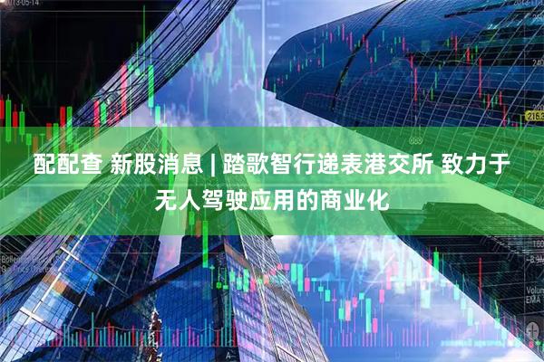 配配查 新股消息 | 踏歌智行递表港交所 致力于无人驾驶应用的商业化