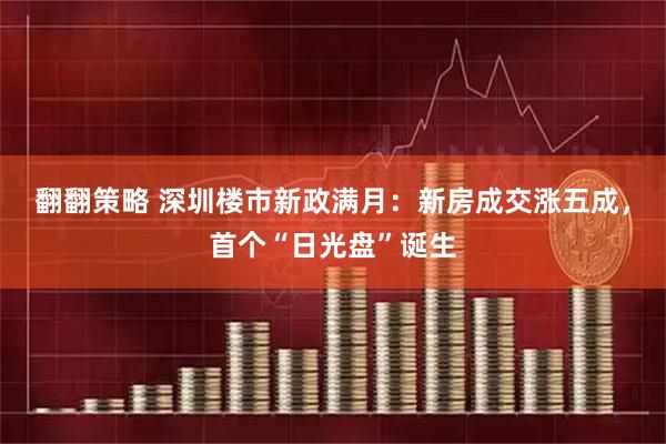 翻翻策略 深圳楼市新政满月：新房成交涨五成，首个“日光盘”诞生
