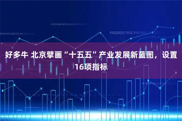 好多牛 北京擘画“十五五”产业发展新蓝图，设置16项指标